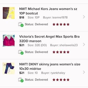 All 5 star reviews!🌟Trustworthy Poshmark Seller!